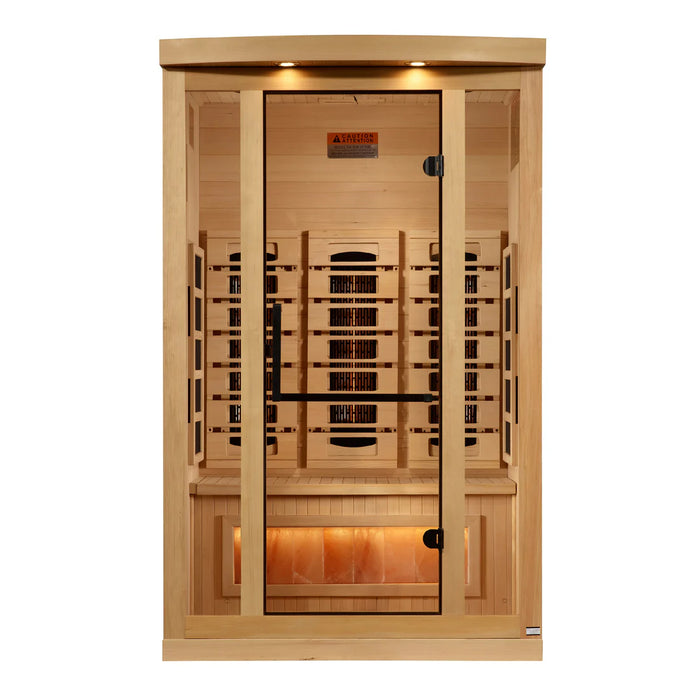Golden Designs “Reserve Edition” GDI-8020-03 Full Spectrum Sauna with Himalayan Salt Bar
