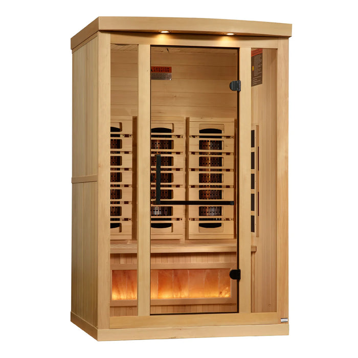 Golden Designs “Reserve Edition” GDI-8020-03 Full Spectrum Sauna with Himalayan Salt Bar