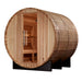 Golden Designs Arosa 4 Person Barrel Traditional Steam Sauna Pacific Cedar - Gdi-B004-01 Saunas