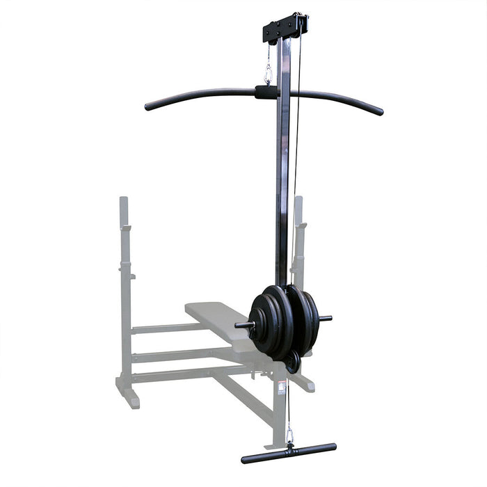 Body Solid Weight Bench Lat Attachment - GLRA81B — front view