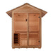 Golden Designs Arlberg 3 Person Traditional Outdoor Sauna Canadian Hemlock Gdi-8103-01