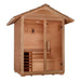 Golden Designs Arlberg 3 Person Traditional Outdoor Sauna Canadian Hemlock Gdi-8103-01