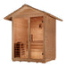 Golden Designs Arlberg 3 Person Traditional Outdoor Sauna Canadian Hemlock Gdi-8103-01