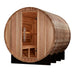 Golden Designs Klosters 6-Person Barrel Traditional Steam Sauna - Pacific Cedar Gdi-B006-01 Saunas