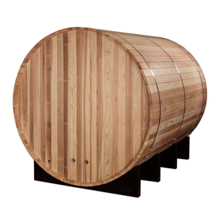 Golden Designs Klosters 6-Person Barrel Traditional Steam Sauna - Pacific Cedar Gdi-B006-01 Saunas