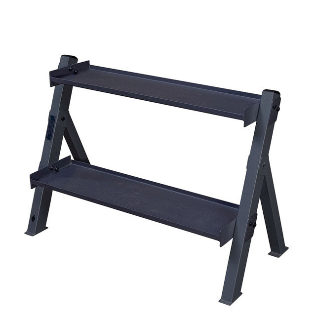 Body Solid Kettlebell / Dumbbell Rack - GDKR100B — weight load capacity