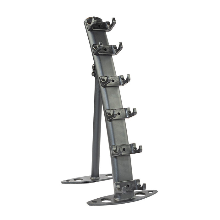 Body Solid Vinyl/Neoprene Dumbbell Rack - GDR10B — front view