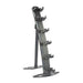 Body Solid Vinyl/Neoprene Dumbbell Rack - GDR10B — front view