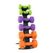 Body Solid Vinyl/Neoprene Dumbbell Rack - GDR10B — weight load capacity