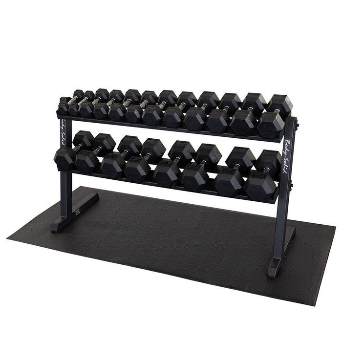 Body Solid 2-Tier Horizontal Dumbbell Rack - GDR60B