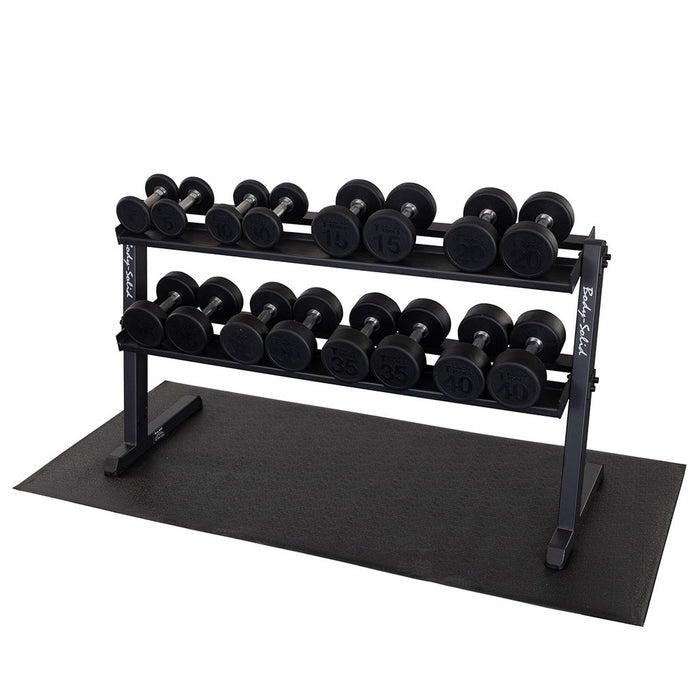 Body Solid 2-Tier Horizontal Dumbbell Rack - GDR60B