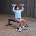Body Solid Flat Bench - GFB350B — side profile