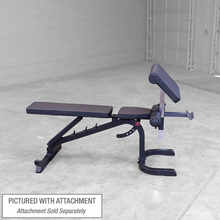 Body Solid Flat Incline Decline Bench - GFID31B — full setup angle