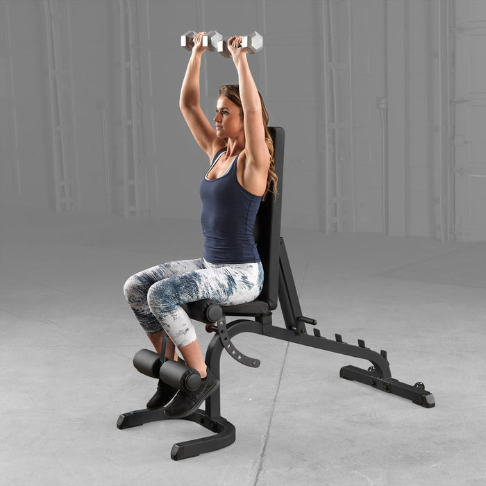 Body Solid Flat Incline Decline Bench - GFID31B — close-up detail