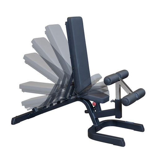 Body Solid Body-Solid Heavy Duty Flat-Incline-Decline Bench - GFID71B — weight load capacity