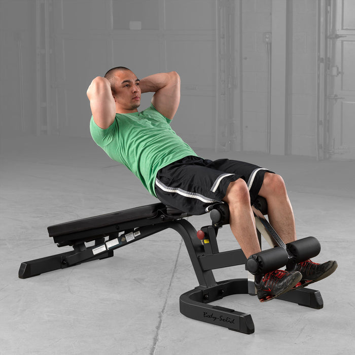 Body Solid Body-Solid Heavy Duty Flat-Incline-Decline Bench - GFID71B — additional view 9