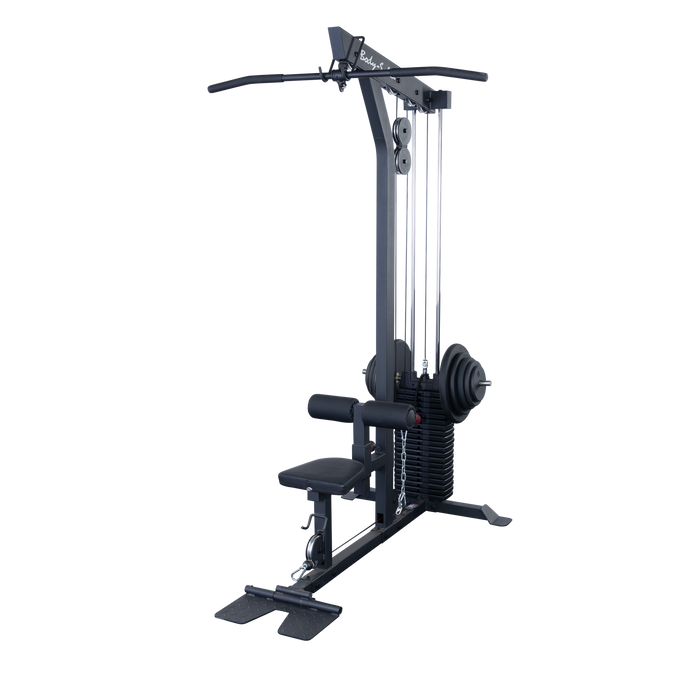 Body Solid Lat Machine GLM85 in use