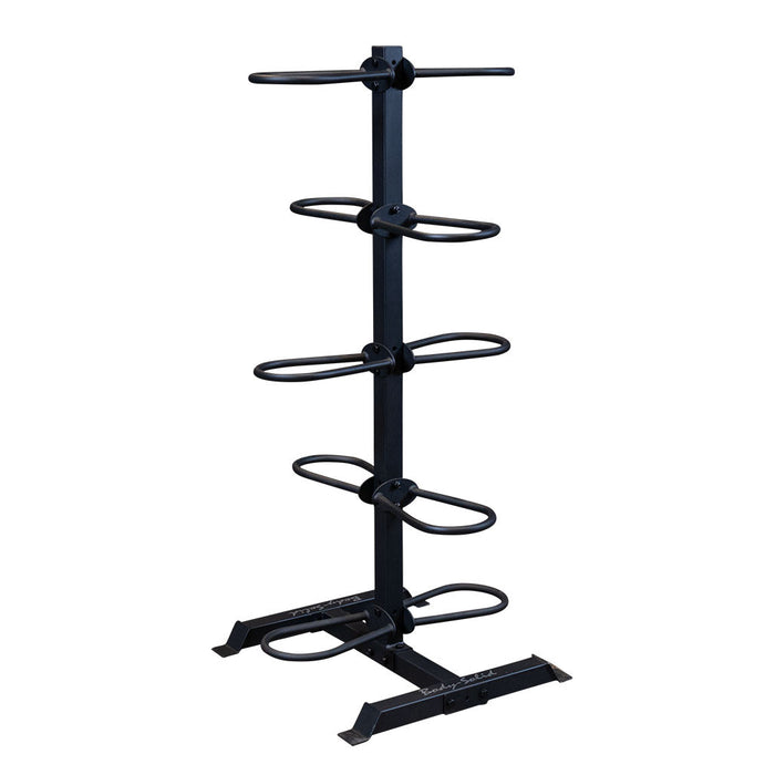 Body Solid Vertical Medicine Ball and Wall Ball Rack GMR20 medicine ball rack front view