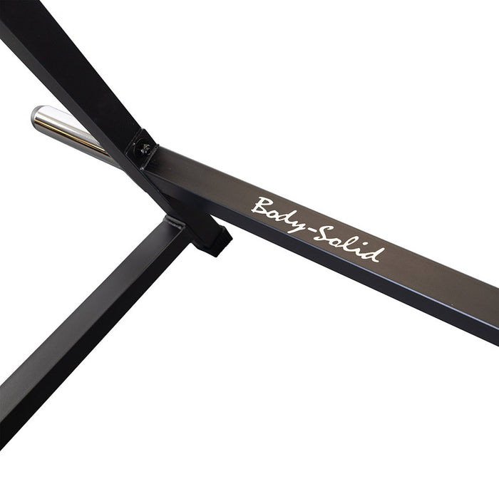 Body Solid Multi Press Rack - GPR370B — side profile