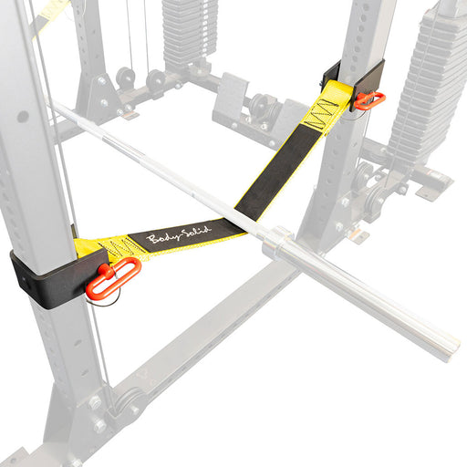 Body Solid Power Rack Safety Straps GPRSS angle view