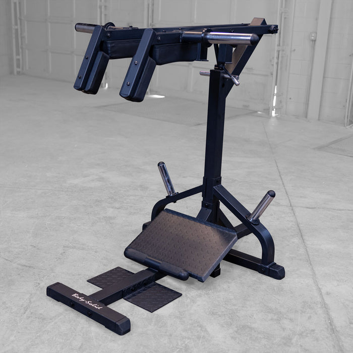 Body Solid Leverage Squat & Calf Raise - GSCL360B — grip and contact surface
