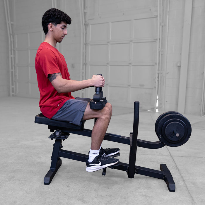 Body Solid Commercial Seated Calf Raise - GSCR349B — grip and contact surface