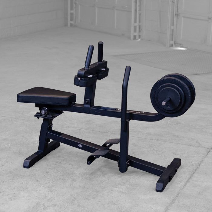 Body Solid Commercial Seated Calf Raise - GSCR349B — side profile