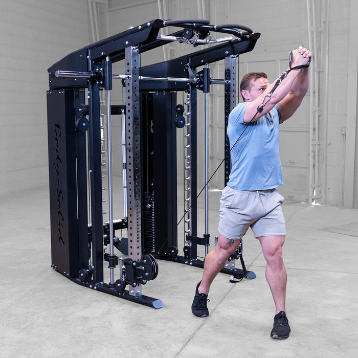Body Solid All-in-One Functional Trainer/Smith GSFR100 side view