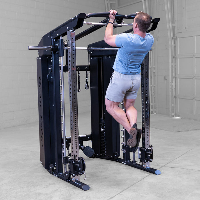 Body Solid All-in-One Functional Trainer/Smith GSFR100 in use