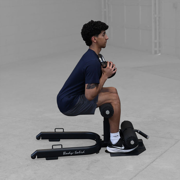 Body Solid Sissy Squat - GSS50B — adjustment mechanism