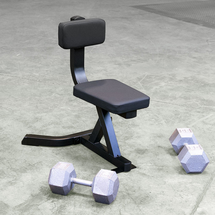 Body Solid Utility Stool - GST20B — weight load capacity
