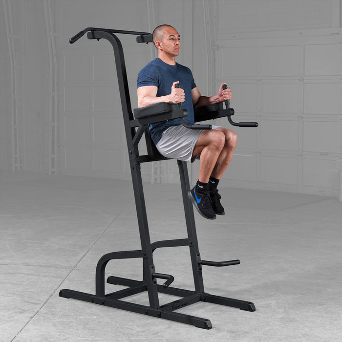 Body Solid Vertical Knee Raise Dip & Pull Up Station - GVKR82B — weight load capacity