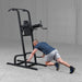 Body Solid Vertical Knee Raise Dip & Pull Up Station - GVKR82B — side profile