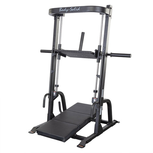 Body Solid Vertical Leg Press GVLP vertical leg press machine front view