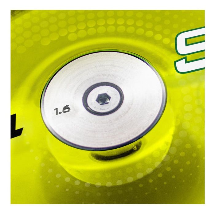 Gill Athletics 1.6k S-series Discus — feature close-up
