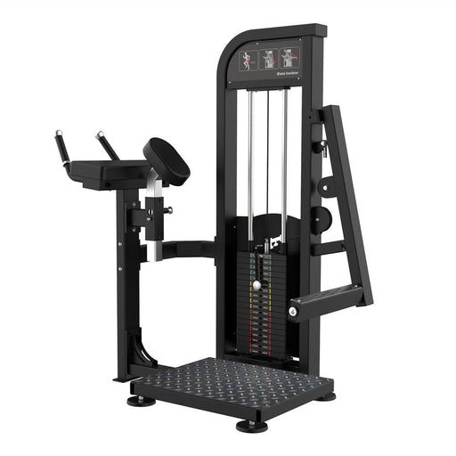 Muscle D Fitness Excel Glute Machine - Selectorized Glute Kick — front view