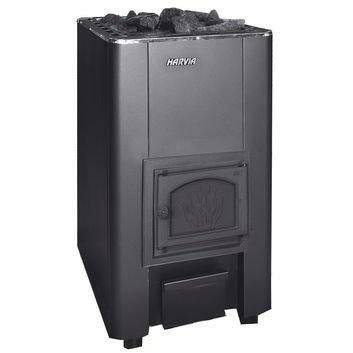 Finnish Sauna Builders Harvia 50 WK500 Wood Burning Sauna Stove - Finnish Sauna Builders — exterior view