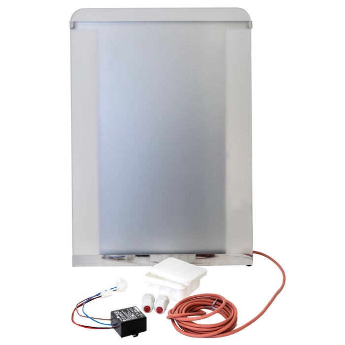 Harvia The Wall Series 6kW Electric Sauna Heater — full room view