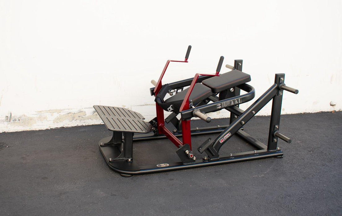 Muscle D Fitness Pro Strength Hip Thruster - Plate Loaded Glute Drive — front view