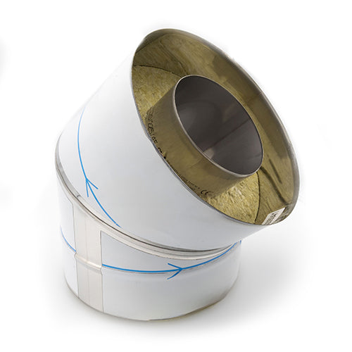 HUUM HK003-01 Double-Wall Elbow, 45-Degree
