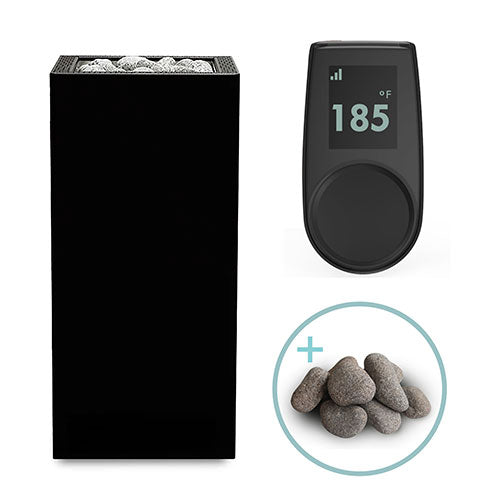 HUUM CORE Black Pkg CORE Series Sauna Heater Package, Black Exterior
