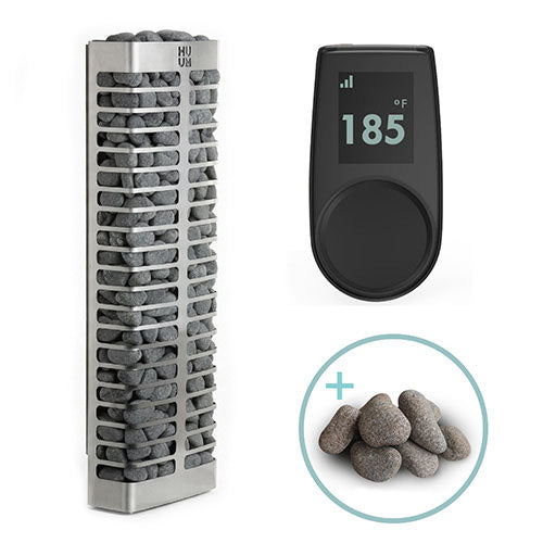 HUUM STEEL Mini 4STU Pkg STEEL Mini Series 3.5kW Sauna Heater Package