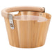 HUUM TASA Bucket Wood Sauna Bucket w/ Curved Handle - image 4