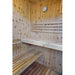 Sunray Hampton 3 Person Indoor Traditional Sauna w/4.5kW Harvia and Side Bench HL300TN — interior lighting