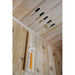 Sunray Hampton 3 Person Indoor Traditional Sauna w/4.5kW Harvia and Side Bench HL300TN — full room view