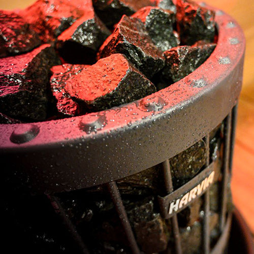 Harvia AC3040 Vulcanite Sauna Heater Stones, Split-Face, 5-10cm - image 3