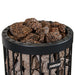 Harvia AC5000 Decorative Red Granite Sauna Heater Stones, Split-Face