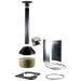 Harvia WHP-ASSYMM Chimney Symmetric Accessory Kit, Black