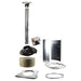 Harvia WHP-AS Chimney Tilted Accessory Kit, Stainless Steel