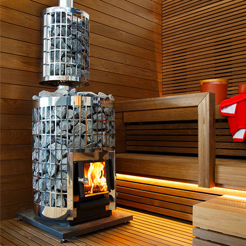 Harvia Cilindro 20 Cilindro Series 17kW Wood-Burning Sauna Stove - image 2